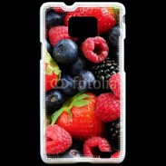 Coque Samsung Galaxy S2 fruits rouges