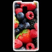 Coque LG P990 fruits rouges