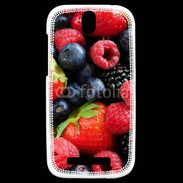 Coque HTC One SV fruits rouges