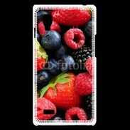 Coque LG Optimus L9 fruits rouges