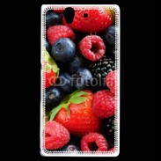 Coque Sony Xperia Z fruits rouges
