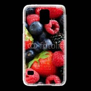 Coque Samsung Galaxy S5 fruits rouges