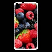 Coque HTC Desire 816 fruits rouges