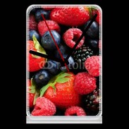 Pendule de bureau fruits rouges