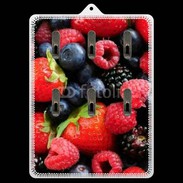Porte clés fruits rouges