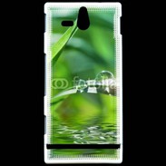 Coque Sony Xperia U herbe