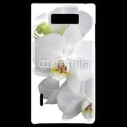 Coque LG Optimus L7 orchidée
