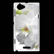 Coque Sony Xperia L orchidée