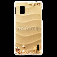 Coque LG Optimus G sable plage