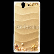 Coque Sony Xperia Z sable plage
