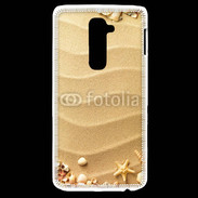 Coque LG G2 sable plage