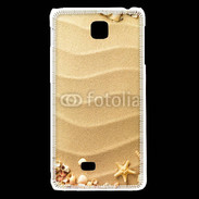 Coque LG F5 sable plage