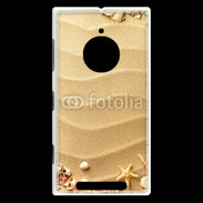 Coque Nokia Lumia 830 sable plage