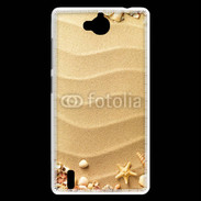 Coque Huawei Ascend G740 sable plage