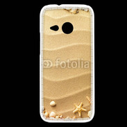 Coque HTC One Mini 2 sable plage