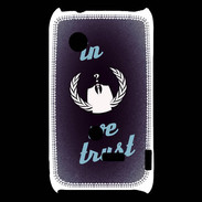Coque Sony Xperia Typo In anonymous We trust bleu ZG