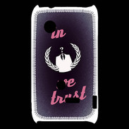 Coque Sony Xperia Typo In anonymous We trust Rouge ZG