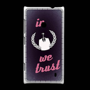 Coque Nokia Lumia 520 In anonymous We trust Rouge ZG