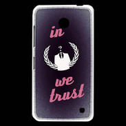 Coque Nokia Lumia 630 In anonymous We trust Rouge ZG