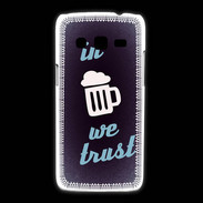 Coque Samsung Galaxy Express2 In Beer We trust bleu ZG