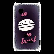 Coque Sony Xperia Typo In Burger We trust Rouge ZG