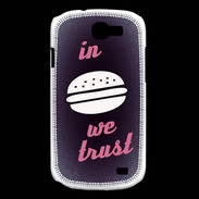 Coque Samsung Galaxy Express In Burger We trust Rouge ZG