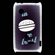 Coque Sony Xperia Typo In Burger We trust Bleu ZG
