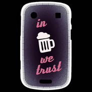 Coque Blackberry Bold 9900 In Beer We trust Rouge ZG