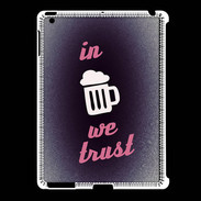 Coque iPad 2/3 In Beer We trust Rouge ZG