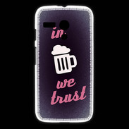 Coque Motorola G In Beer We trust Rouge ZG