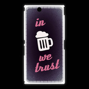 Coque Sony Xpéria Z Ultra In Beer We trust Rouge ZG