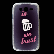 Coque Samsung Galaxy Grand In Beer We trust Rouge ZG