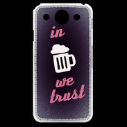 Coque LG G Pro In Beer We trust Rouge ZG
