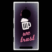 Coque Nokia Lumia 830 In Beer We trust Rouge ZG