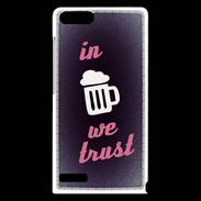 Coque Huawei Ascend G6 In Beer We trust Rouge ZG