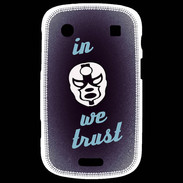 Coque Blackberry Bold 9900 In Catch We trust Bleu ZG