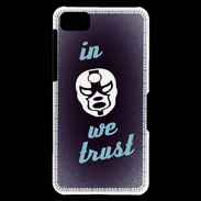 Coque Blackberry Z10 In Catch We trust Bleu ZG