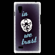 Coque LG Optimus L9 In Catch We trust Bleu ZG