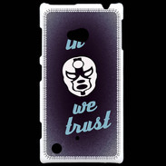 Coque Nokia Lumia 720 In Catch We trust Bleu ZG