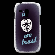 Coque Samsung Galaxy S3 Mini In Catch We trust Bleu ZG