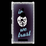 Coque Nokia Lumia 925 In Catch We trust Bleu ZG