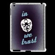 Coque iPad 2/3 In Catch We trust Bleu ZG