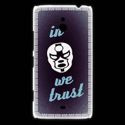 Coque Nokia Lumia 1320 In Catch We trust Bleu ZG