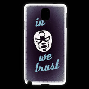 Coque Samsung Galaxy Note 3 In Catch We trust Bleu ZG