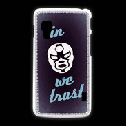 Coque LG L5 2 In Catch We trust Bleu ZG