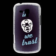 Coque Samsung Galaxy Trend In Catch We trust Bleu ZG
