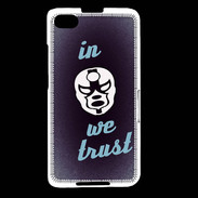 Coque Blackberry Z30 In Catch We trust Bleu ZG
