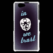 Coque Sony Xperia Z1 Compact In Catch We trust Bleu ZG