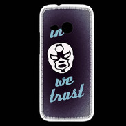 Coque HTC One Mini 2 In Catch We trust Bleu ZG