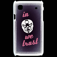 Coque Samsung Galaxy S In Catch We trust Rouge ZG